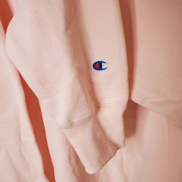 Champion reverse weave womens plus size fleece  peach sweatshirt 2X - Picture 5 of 7